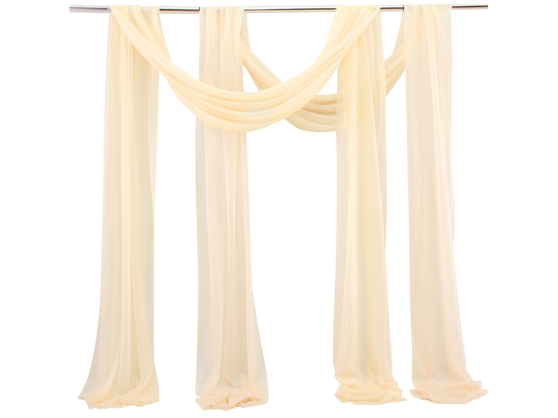 Laxiscreed Tecido Chiffon Para Arco De Casamento – Decoração Elegante E Sofisticada