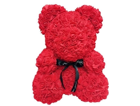 Bm/Rose Flower Dia dos Namorados Urso Rosas para Presente de Aniversário Presente de Dia de São Vermelho GOBRO