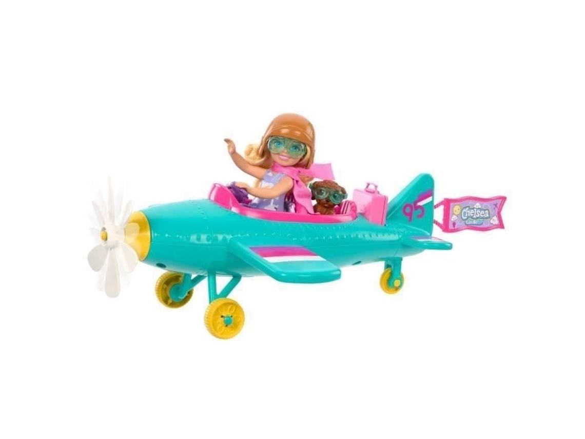 Barbie Chelsea Pode Ser… Avião E Boneca Caixa Com Acessórios Htk38