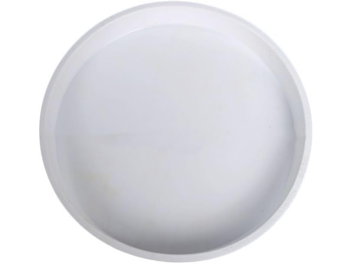 Forma De Silicone Redonda Grande Para Assar, Forma Branca Para Pastelaria De 35 Cm (14 Polegadas)