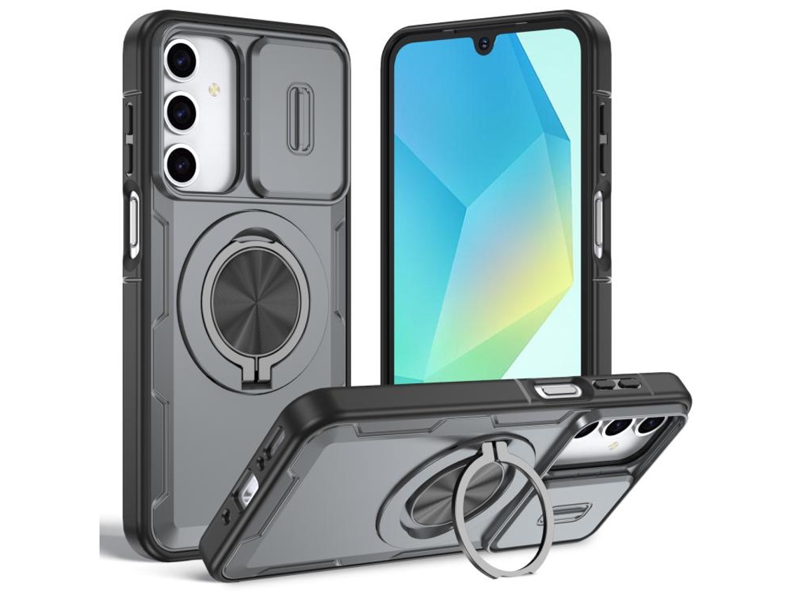 Capa Zruxe Compativel Com Samsung Galaxy A16/a26/a17 (magsafe - Suporte Giratorio - Cinzento)