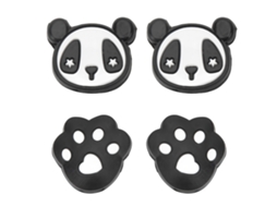 Amortecedores de impacto para raquete de tênis em silicone com padrões de pandas e garras S/MARCA