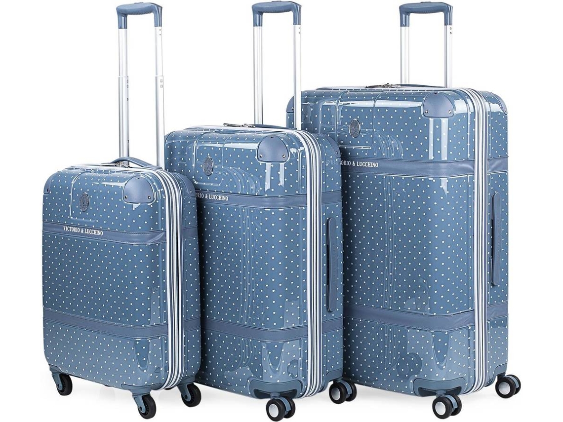 Conjunto de Malas de Viagem VICTORIO & LUCCHINO Azul (100 L)