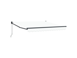 Conjunto 1 Toldo Externo Vidaxl Branco Poliéster (350 X 250 Cm)