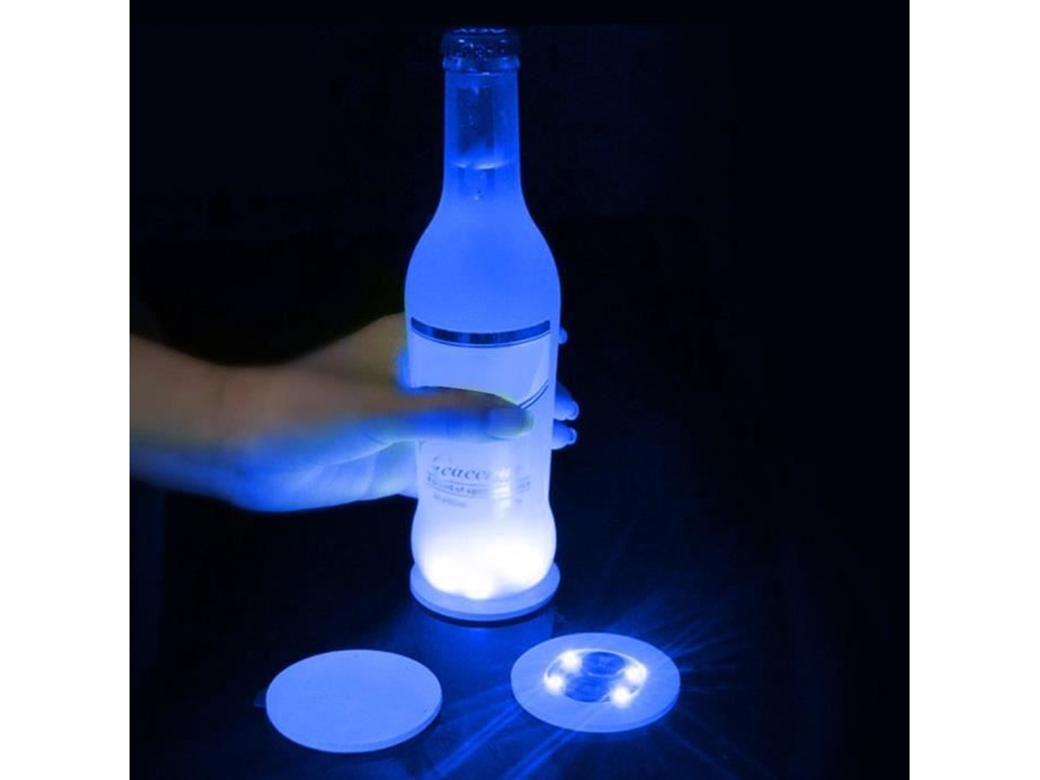 Conjunto De Luzes Led, Acabamento Azul, Para Decoração E Utilização Em Diferentes Ambientes, Formato Prático