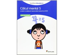 Livro Santillana Quaderns Calcul Mental 5 de No Info (Catalão)