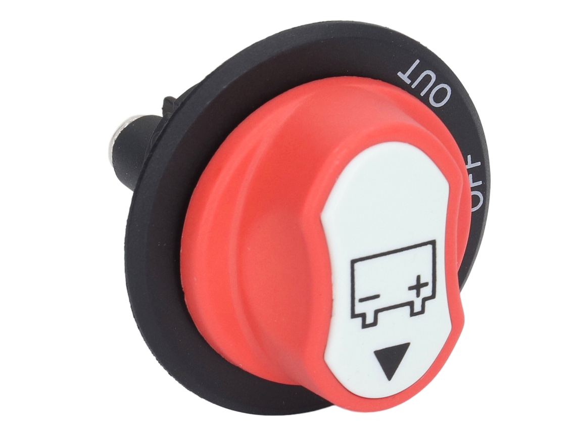 Interruptor De Isolamento De Bateria Knob: Desconecta Energia Dc50v 50a Com Ajuste On/off