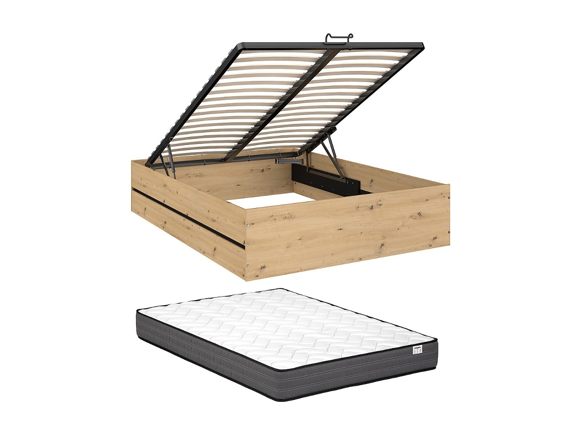 Cama Com Cofre Ludaro