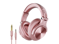 Fones de Ouvido Bluetooth ONEODIO A70 Rosa Tws para Iphone e Android .