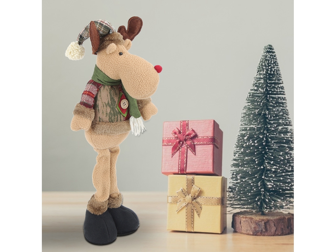Rena De Natal (pelúcia Simulada, Chamativa Para Vitrines) Eoocoo