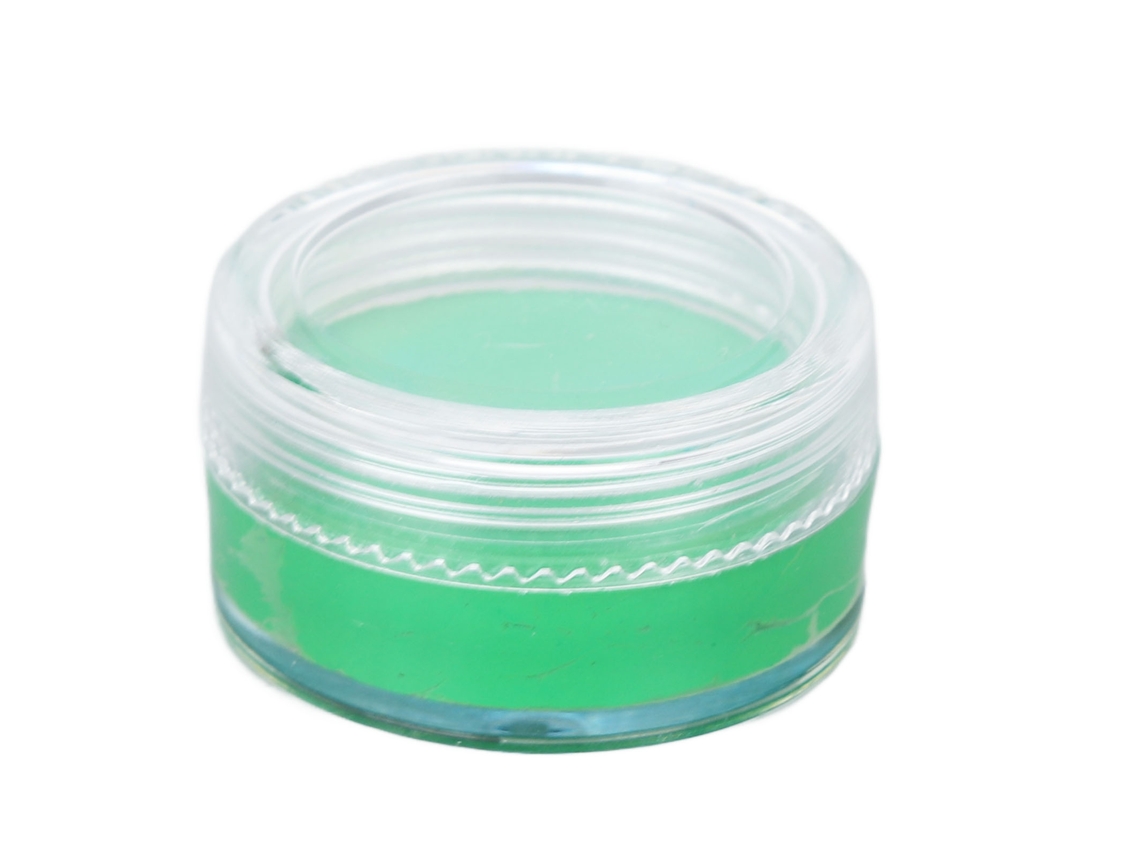 Tinta Corporal E Facial Verde Grama Água Base Não Tóxica 3g
