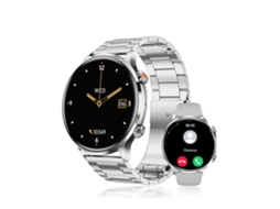 Smartwatch YEMAESRE Qs40 1 39 Polegadas Bluetooth Call Fitness Tracker Masculino Cinza
