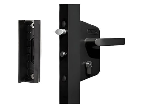 Locinox Noir Lakz P1 Fechadura Econômica Para Portão De Jardim Com Caixa Em Poliamida E Mecanismo Em Aço Inoxidável Generic