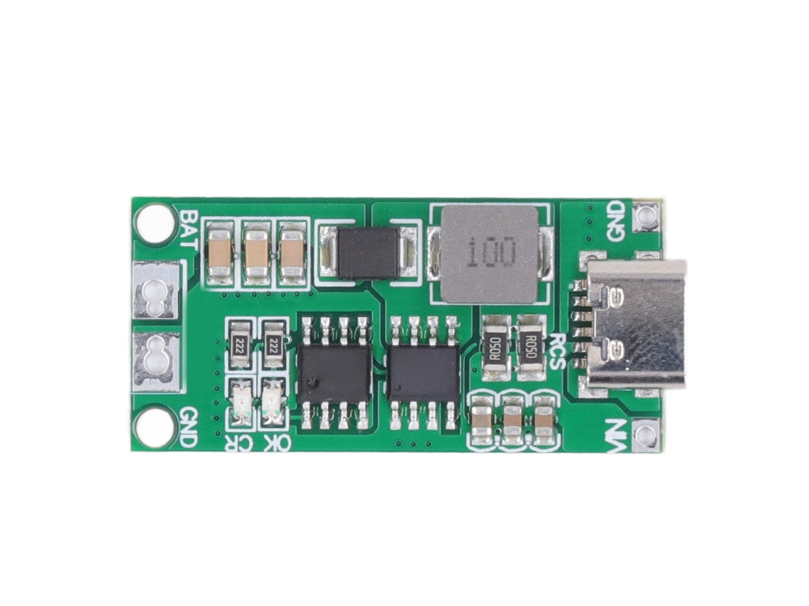 Módulo Carregador de Bateria Li ion 8.4v Tipo C 4a com Proteção Boost Placa de Carga Verde