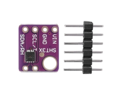 Veloriskku-módulo De Sensor De Temperatura E Umidade Gy-sht31 D Saída Digital Interface I2c Componentes Eletrônicos