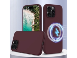 Capa De Silicone Com Magsafe Para Iphone 16 Pro Max - À Prova De Choque E Resistente A Quedas