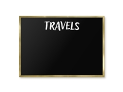 Magnetic Board Travels For The Living Room Espelharte (70x50 Cm)