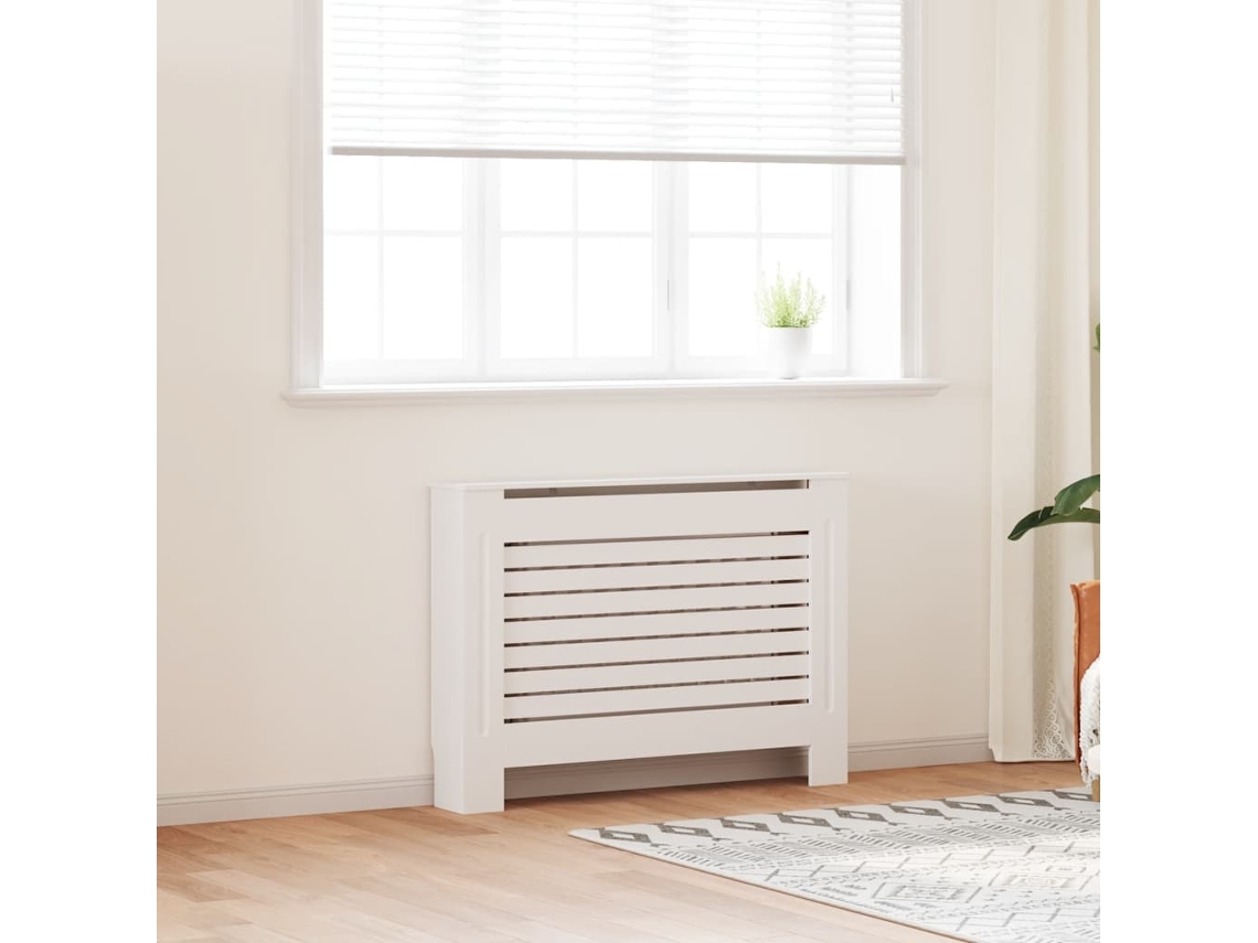 Cobertura De Radiador 112x19x81,5 Cm Mdf Branco DKD HOME DECOR