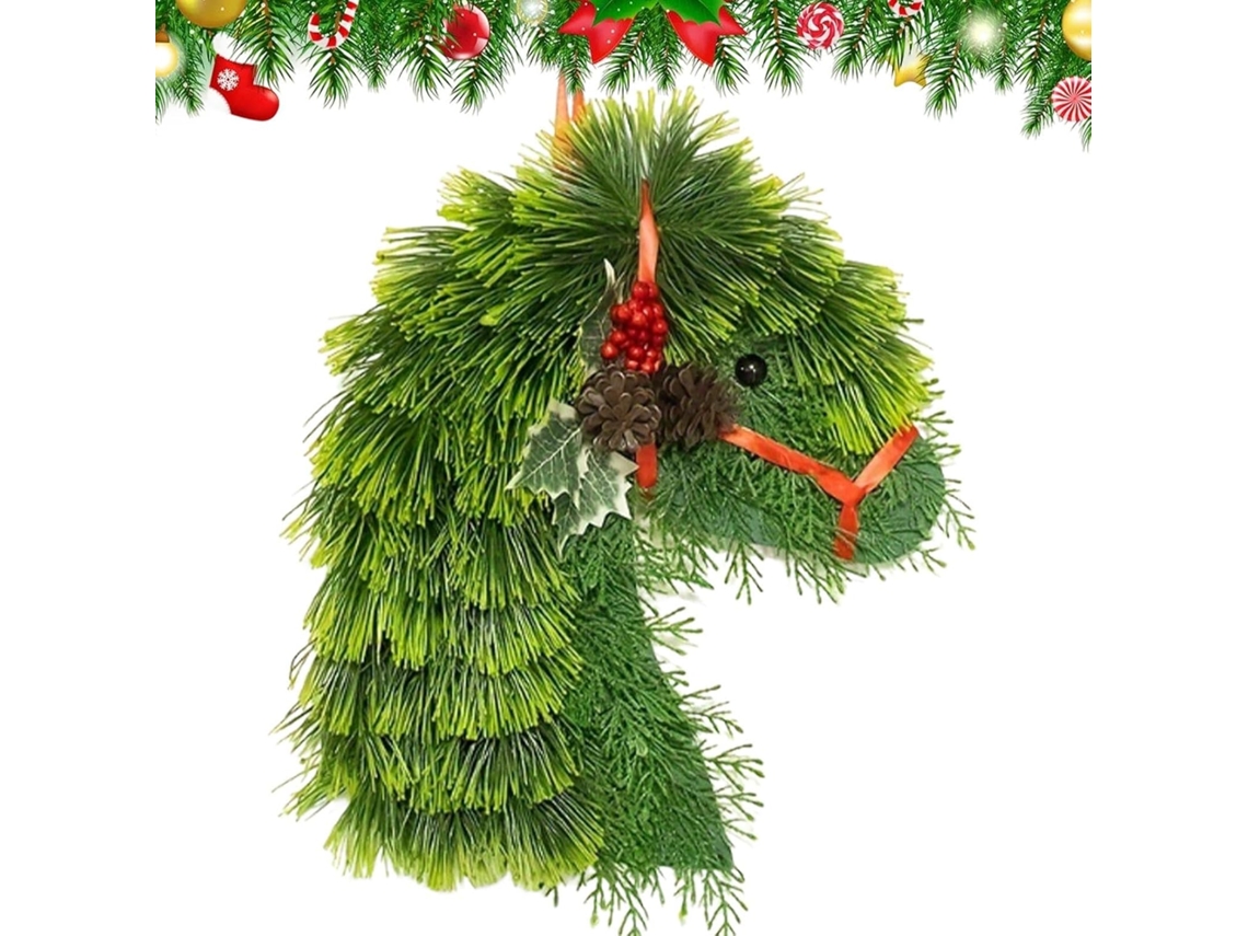 Guirlanda De Natal Criativa E Fácil De Pendurar Para Porta |