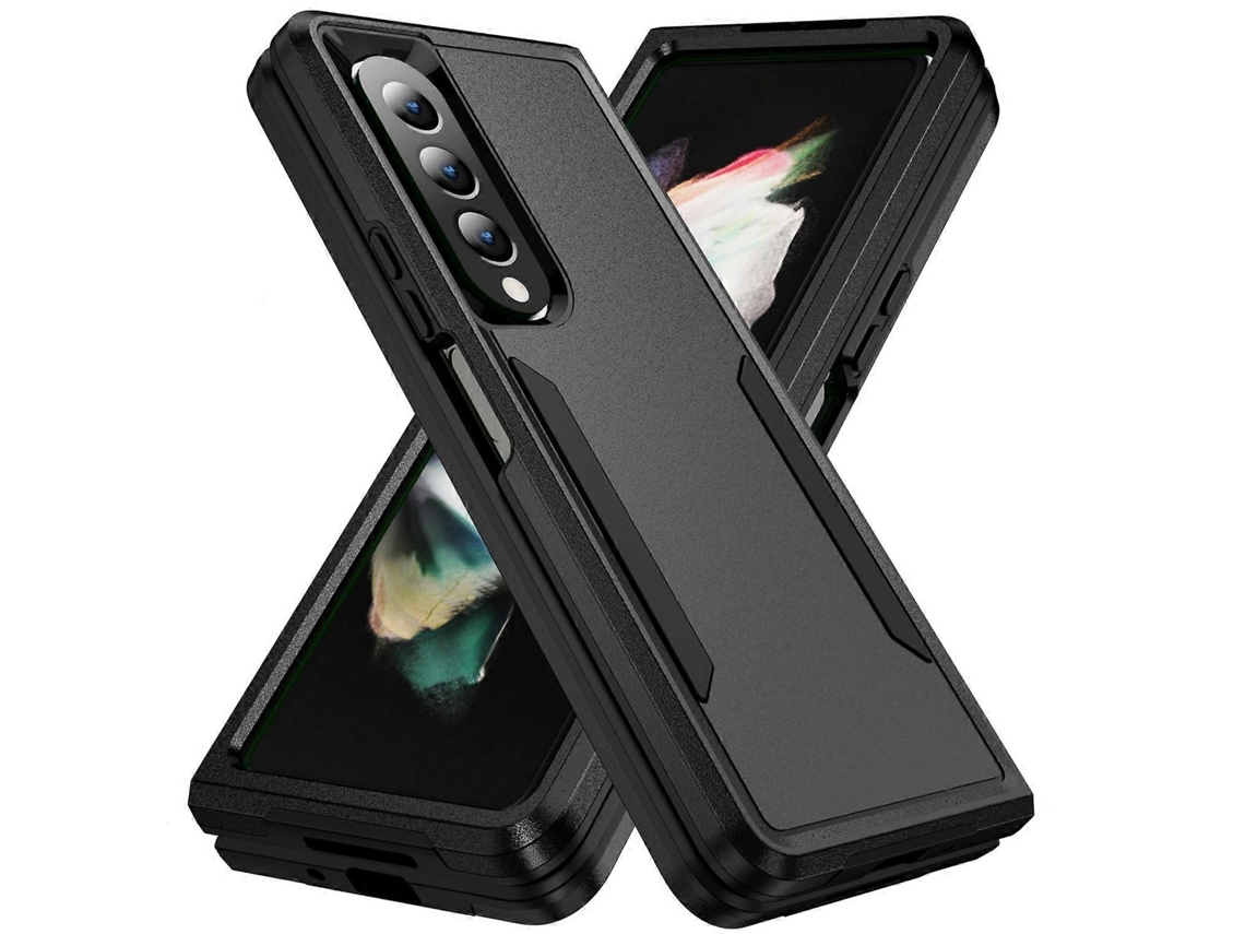 Capa Protetora Completa Em Pc + Tpu Para Samsung Galaxy Z Fold4, À Prova De Choque.