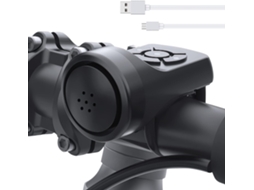 Buzina elétrica, guidão, recarregável USB, segurança, AQUAFORGE