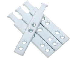 Tofficu Conjunto De 4 Peças Tiras Metal Galvanizado Alta Dureza Superficial Em Formato T Para Janelas, Com Função De