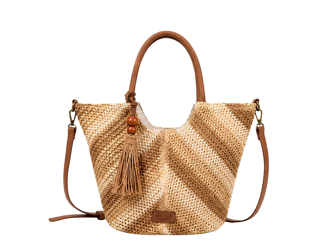 Bolsa de Mão Tote Selya Efeito Palha GALLANTRY