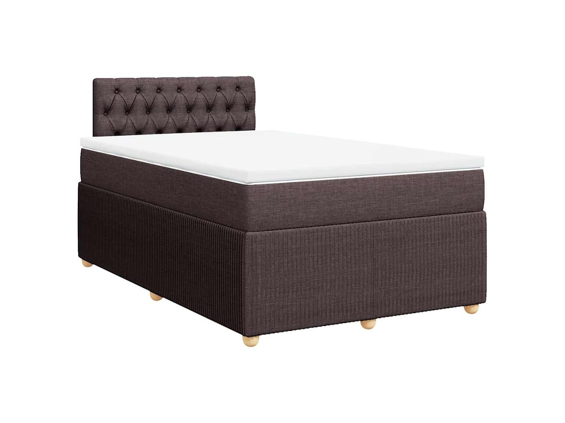 Box Spring Bed, Box Spring Beds Vidaxl Marrom Tecido (120 X 190 Cm)