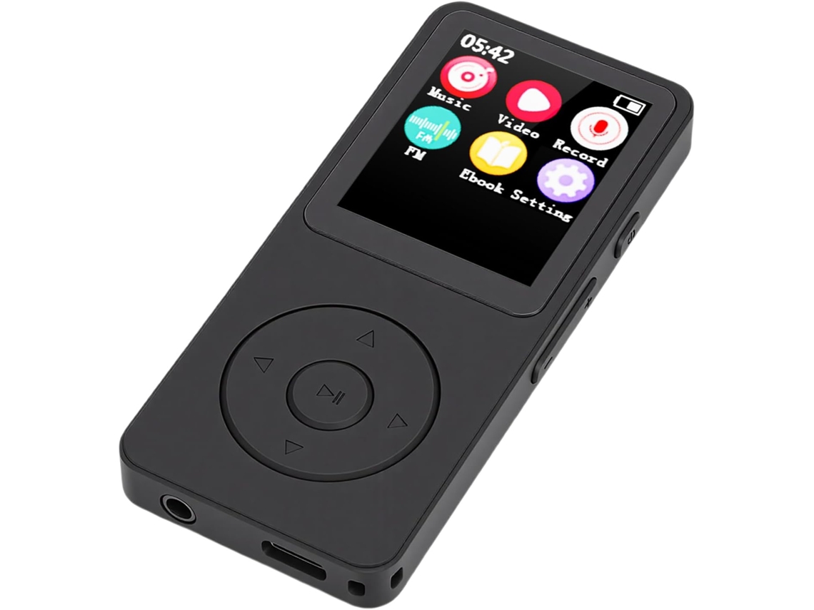 Reprodutor De Mp3 Portátil 5,4 Polegadas Com Tela Lcd 2,4 Polegadas,