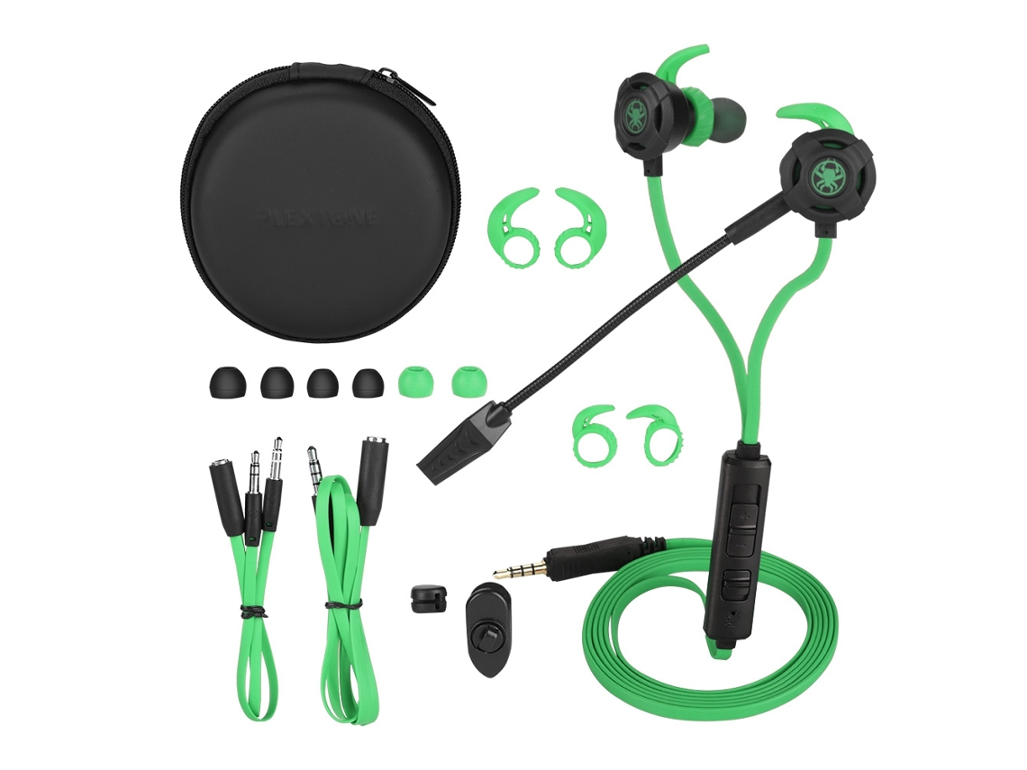 Fones de Ouvido Intra Auriculares EOOCOO com microfone para PUBG e som estéreo | EOOCOO