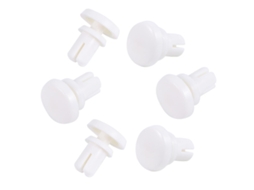 Pacote Com 100 Rebites De Expansão Plástico Branco R6080,clipes Nylon,porcas Rebite Expansíveis