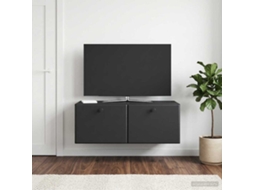 Vidaxl Gabinete De Tv De Parede 78,5 X 41 X 30 Cm Preto