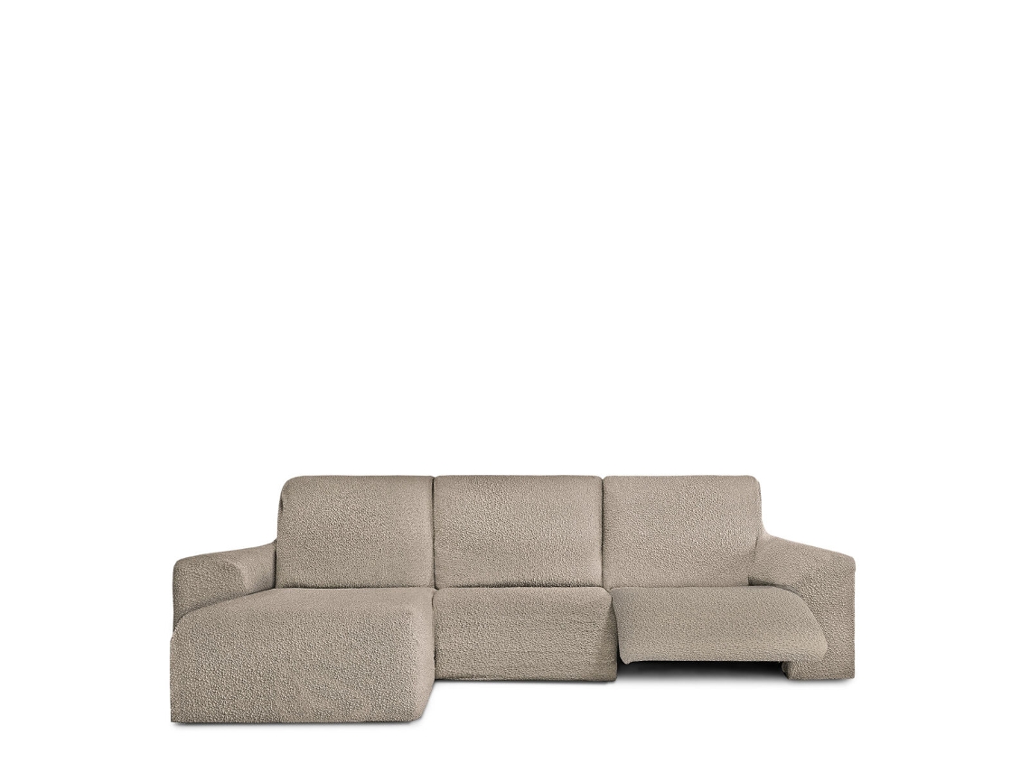 Capa para chaise longue de braço curto esquerdo EYSA ROC Marrom claro 120 x 120 x 360 cm