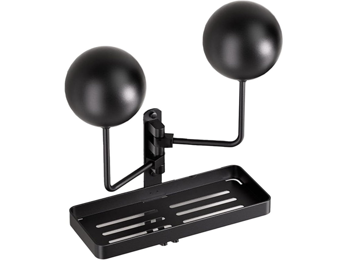 Suporte De Parede Para Fones Ouvido Giratório Metal 30cm