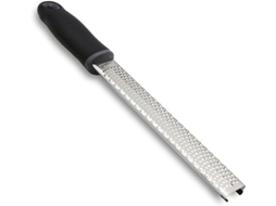 Ralador De Queijo Aço Inoxidável Com Cabo Preto, Ideal Para Cozinha. Aquaforge
