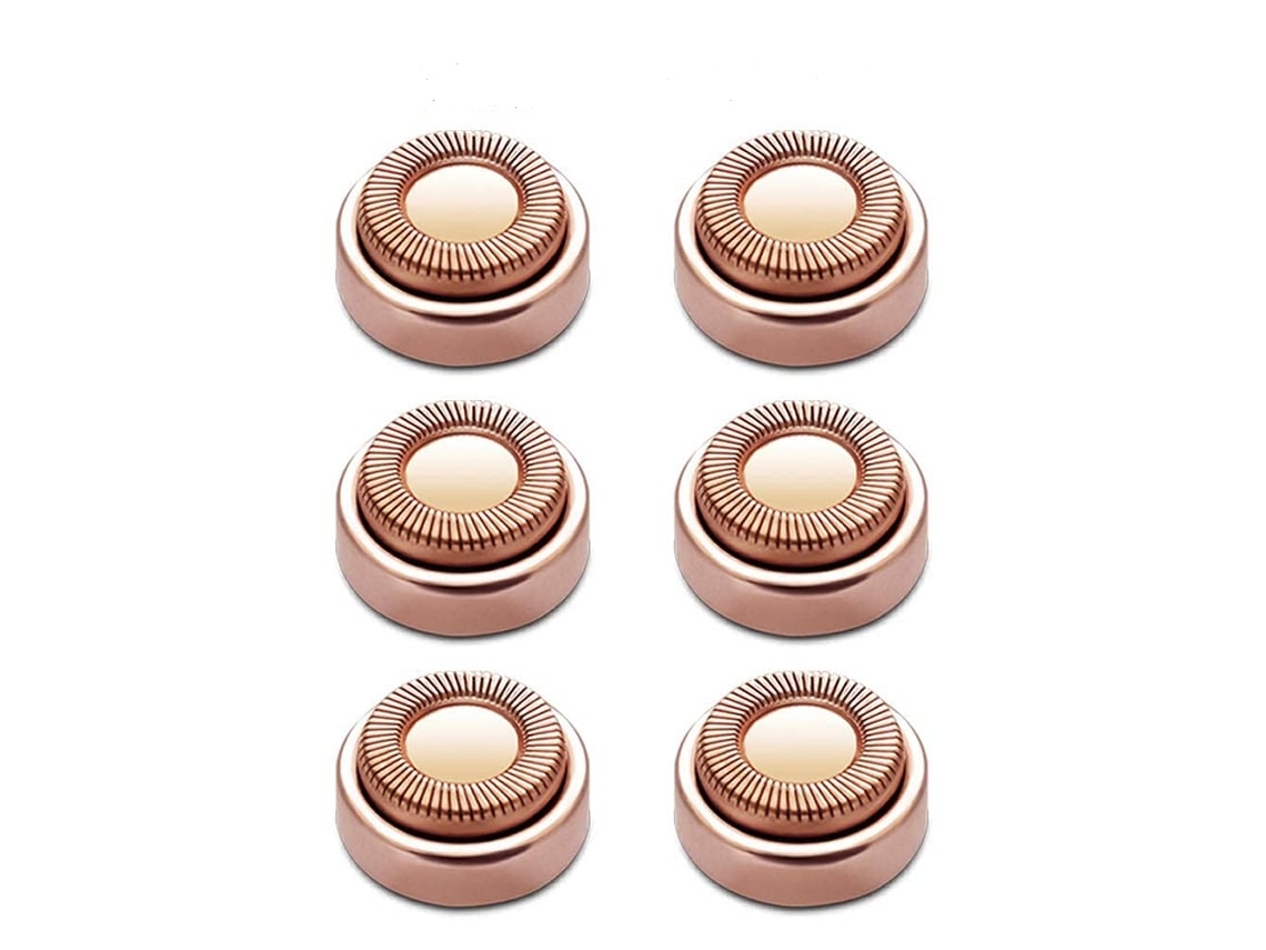 Conjunto De 6 Cabeças De Reposição Para Aparelho De Barbear Elétrico*