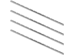 Peças De Reposição Para Gavetas Vaguelly, 4 Pares, Extensão Total, Operação Silenciosa, Trilhos Com Rolamentos De