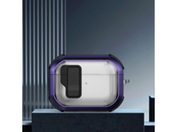 Estojo Protetor Thunder Clear Para Fones De Ouvido Sem Fio Com Interruptor Magnético Para Airpods Pro 2