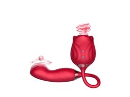 Vibrador De Massagem De Suco Rosa Multifrequncia Para Mulheres (vermelho)