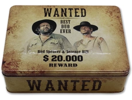 Lata de Metal Bud Spencer & Terence Hill Wanted BRAUNSCHWEIG