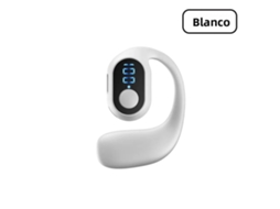 Fones De Ouvido Sem Fio Bluetooth 5.3 Bt2 (brancos), Com Ganchos Auriculares, Mini À Prova D'água, Controles De Volume E Microfone.