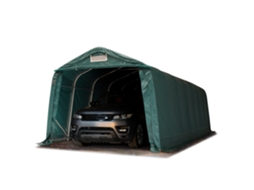 Tenda Garagem 3,3x8,4 M Pvc 800 N Garagem Portátil Abrigo Compacto De Armazenamento Refúgio 100 Impermeável Verde Toolport