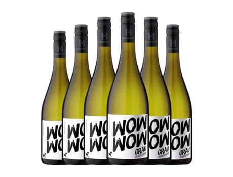 Vinho branco EMIL BAUER White Label Wow Wow Pinot Cinza Pfälz (0.75 L - 6 Unidades)