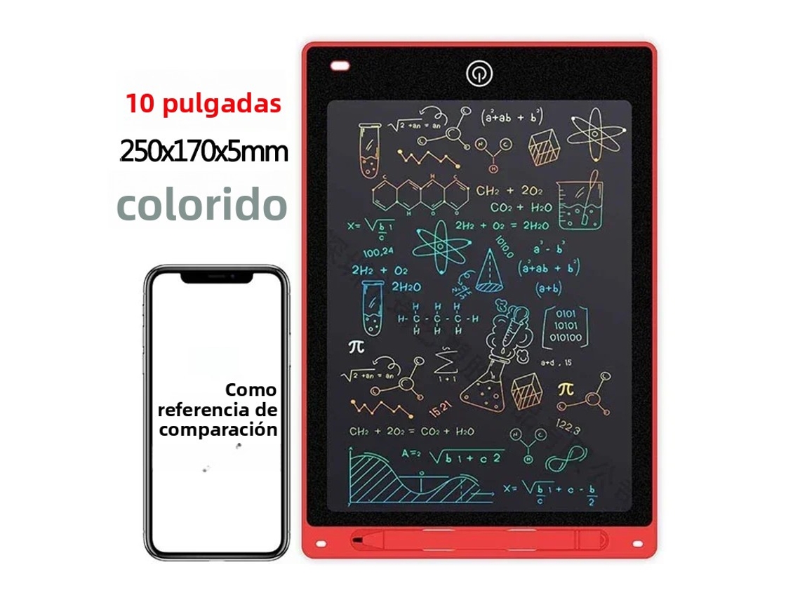 Quadro De Desenho , Quadro Para Desenho E Esboço Infantil, Quadro Negro De Brinquedo Mdug (lcd Colorido De 10 Polegadas)