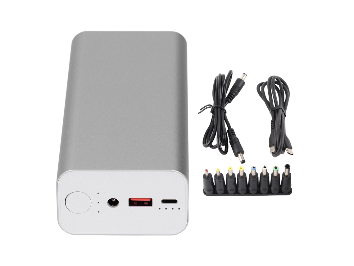 Power Bank 30000mah Carregador Portátil 65w Bateria Grande Capacidade Liga de Alumínio Interface Dc | S/MARCA