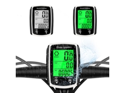 Ciclocomputador Para Bicicleta, Lcd, Velocímetro, Branco