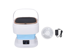 Máquina de Lavar Portátil Plegável 11.5L 3 Modos Timer para Roupa de Bebê | S/MARCA