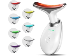 Massageador Facial com Terapia de Calor, Dispositivo Massagem 3 Modos, Design Compacto Ideal para Viag Ens. GOKOCO
