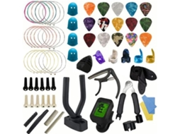 Kit De Acessórios Para Guitarra Com 66 Peças, Conjunto De Ferramentas