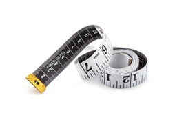 Fita Métrica Dupla Face Para Costureiras, Régua De Tecido De 1,5 M (60 Polegadas), 1 Unidade, Branca